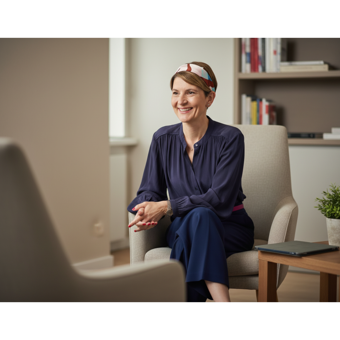 Sophie Roland-Zahri im professionellen Gesprächssetting